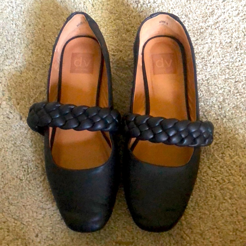 DV by Dolce Vita Malla Braided Flats Black 8.5